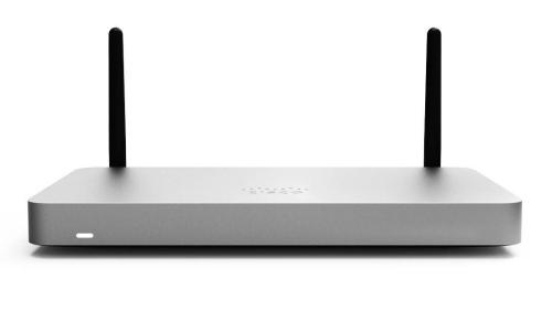 Router MX67W-HW Meraki - router con interface inalambrica capa 3/7 administrable via dashboard de Meraki, 2 puertos WAN y 4 puertos LAN