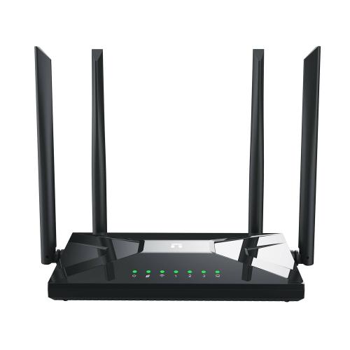 Netis Router inalambrico NC65 - 4 puertos, WIFI 5, 1200 Mbps, Router, AP, WISP, Modo Cliente, Repetidor, 4 Antenas 5 dBi, Puerto Gigabit
