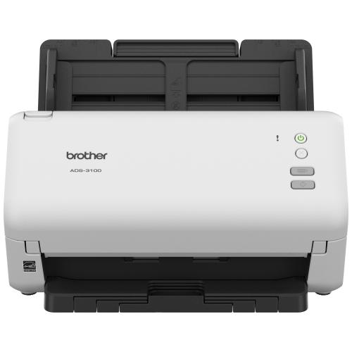 Escáner de escritorio Brother Valor ADS3100 - Dúplex, 40 ppm/80 ipm, USB 3.0, ADF hasta 60 hojas, escanea hasta 6, 000 hojas diarias