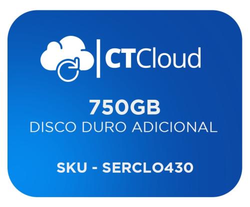 Servidor Virtual en la Nube CT Cloud NCST750 - Servicio de Nube, Servidor Virtual, 740 GB