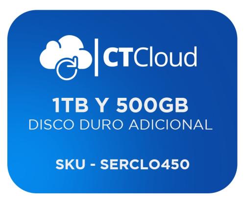 Servidor Virtual en la Nube  CT Cloud NCST1500 - Servicio de Nube, Servidor Virtual, 1tb y 500gb