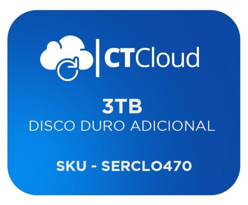 Servidor Virtual en la Nube CT Cloud NCST3000 - Servicio de Nube, Servidor Virtual, 3 TB