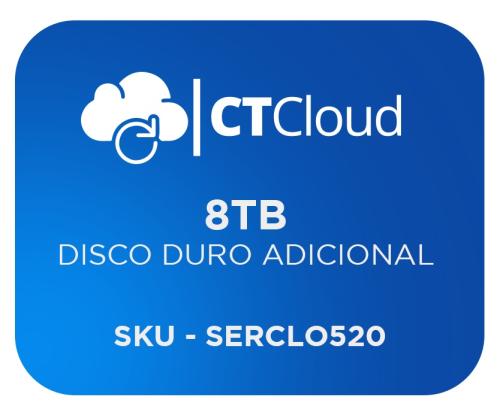 Servidor Virtual en la Nube  CT Cloud NCST8000 - Servicio de Nube, Servidor Virtual, 8 TB