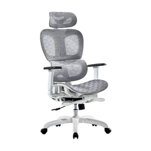 Silla FLUX PRO EC757 ACTECK ELITE SERIES Silla de Oficina Ergonómica - Reposa brazos 3D Ajustables, Reposa Pies Integrado