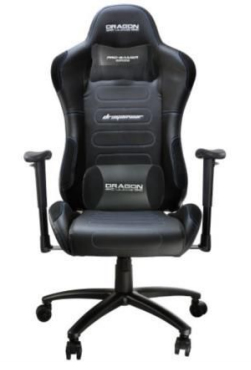 Silla Gamer Ergonómica Dragón XT NE-460N Modelo Racing Pistón Hidráulico de gas clase 4 Respaldo 83cmx58cm Asiento 48cm x 52 cm Altura 126 a 134 cm  elevac -