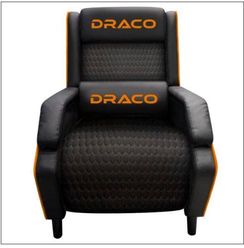 SOFA GAMER RECLINABLE NE488J DRACO NE/NA -