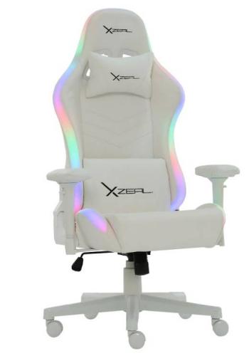 Silla Gamer Blanca RGB XZ15W Xzeal. XZSXZ15W -