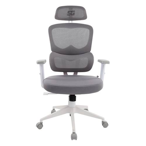 SILLA VORAGO START THE GAME CGM-400-WH MESH / RECLINABLE / DESCANSA BRAZOS 1D / BLANCO -