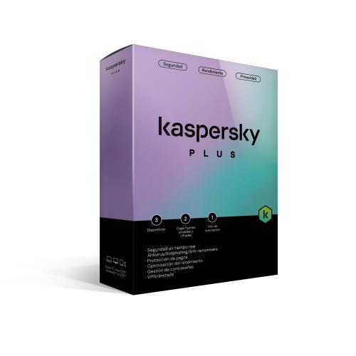 Kaspersky Plus KL1042Z5CFS-22 - 3 Licencias, 1 Año (Internet Security)