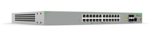 Switch ALLIED TELESIS PoE+ Administrable CentreCOM FS980M/28PS-10 - Capa 3 de 24 Puertos 10/100 Mbps + 4 puertos SFP, 375 W. AT-FS980M/28PS-10