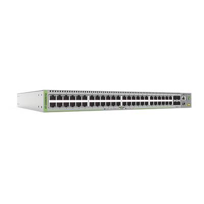 Switch ALLIED TELESIS Administrable CentreCOM GS980M - Capa 3 de 48 puertos 10/100/1000 Mbps+ 4 SFP Gigabit. AT-GS980M-52-10.