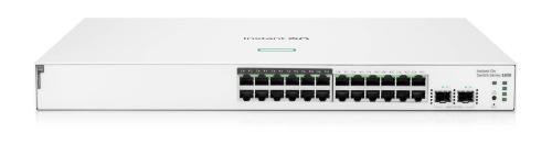 Switch HPE Instant On 1830 Gigabit Ethernet - 24 puertos RJ-45, 12p Clase 4 PoE 195 W, 2SFP 1GbE (JL813A)