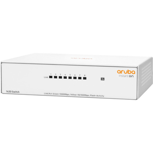 Switch HPE Instant On 1430 Gigabit Ethernet - 8 puertos Plug and Play (R8R45A)
