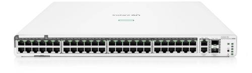 Switch HPE Instant On 1960 - 48 puertos + (2p-10Gb Ethernet) RJ-45, 48G PoE 600 W, 2SFP+ 10GbE (JL809A)