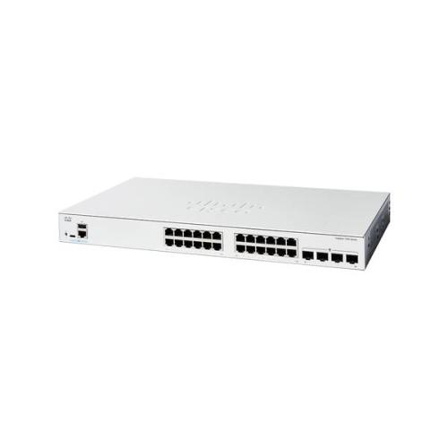 SWITCH CISCO CATALYST C1300-24T-4G - montable en rack, equipo sustituto del CBS350-24T-4G-NA