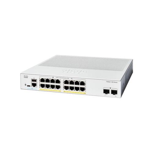 SWITCH CISCO CATALYST C1300-16P-2G - montable en rack, equipo sustituto del CBS350-16P-2G-NA
