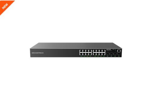 Switch Administrable Capa L2+ - 16 ptos Gigabit + 4 SFP, compatible con GWN Cloud