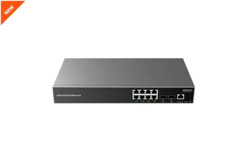 Switch Administrable Capa L2+ - 8 ptos Gigabit + 8 SFP, PoE hasta 120W de salida, compatible con GWN Cloud