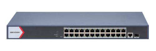 DS-3E1526P-EI Switch Gigabit PoE+ / Monitoreable / 24 Puertos 1000 Mbps PoE+ / 1 Puerto 100 uplink / 1 Puerto 1000 Mbps Uplink -