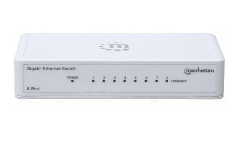 Switch de escritorio INTELLINET 560702 - Color blanco