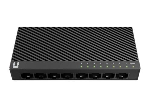Switch NETIS modelo ST3108C - 8 puertos 10/100Mbps Switch de escritorio con Seguro de conector incorporado, No administrable