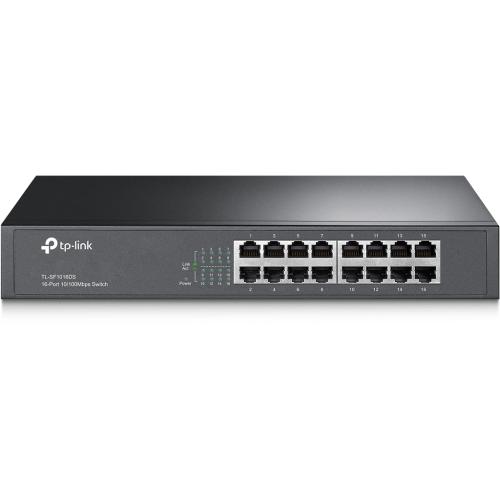 Switch  TP-LINK TL-SF1016DS - Negro, 16 puertos