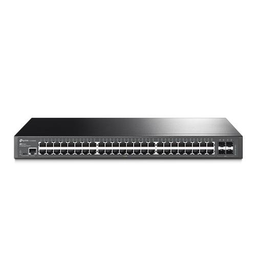 Switch L2 TP-LINK SG3452 - Negro, 48 + 4 SFP slots