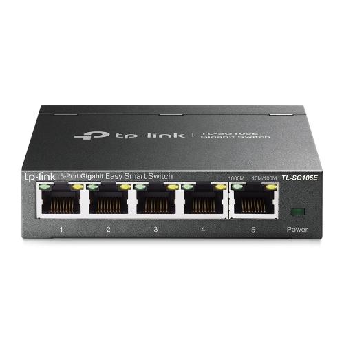 Switch inteligente 5 puertos 10/100/100  Mbps. -