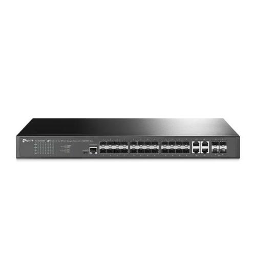 Switch administrado Omada de 24 puertos SFP L2+ con 4 ranuras SFP SG3428XF -