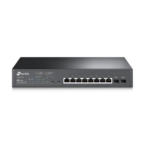 Switch TP-LINK SG2210MP - administrable OMADA POE de 8 puertos 10/100/1000 Mbps 802.3at / af POE+ y 2 Gigabit SFP