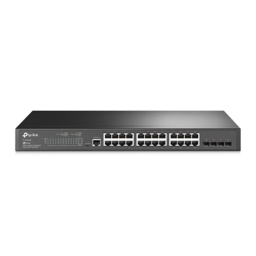 Switch TP-LINK SG3428 - Gigabit administrable JetStream L2  RJ45, 24 puertos, 10/100/1000, (4) Gigabit SFP, (1)Puerto de consola Micro USB