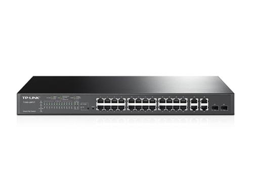 Switch POE Inteligente TP-LINK SL2428P - Negro, 24