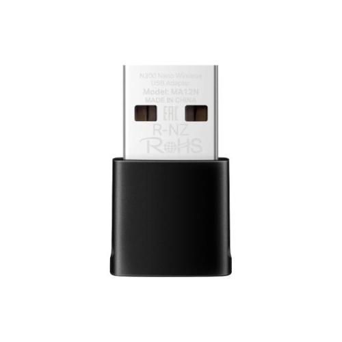 Adaptador nano USB inalámbrico N300 (MA12N) Velocidad Wi-Fi Velocidades de hasta 433 Mbps (5 GHz)+ 200 Mbps (2 - 4 GHz)