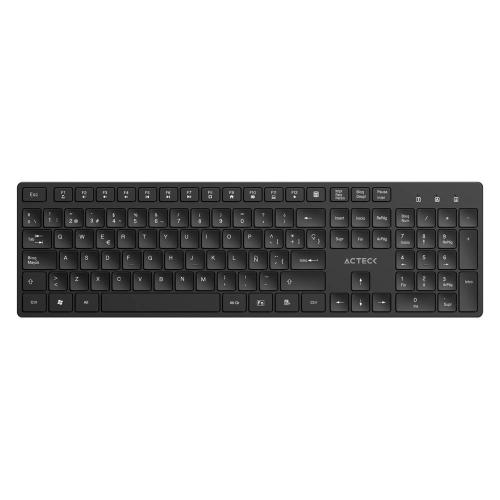 Teclado inalámbrico Multimedia 2.4ghz VANTAGE AERO TI555 ACTECK Conectividad inalámbrica 2.4ghz -