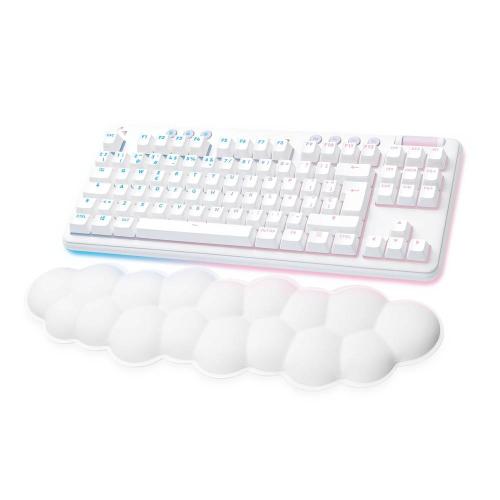 Teclados LOGITECH G715 - RF Wireless + Bluetooth, Blanco, Mecánico, QWERTY
