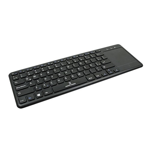 Teclado PERFECT CHOICE PC-201021 - RF inalámbrico, QWERTY, Negro, Universal, Inalámbrico