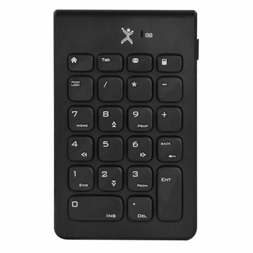 Teclado Numérico Inalámbrico NUMBRA PC-201106 - diseño portátil, ligero y delgado es el complemento ideal para tu laptop, teclado 1.5 Vcc 40mA (1 batería AA