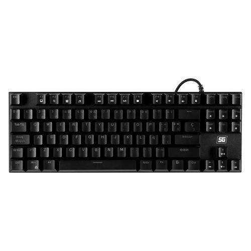 TECLADO VORAGO START THE GAME KB-600 MECANICO TKL RGB RAINBOW NEGRO -