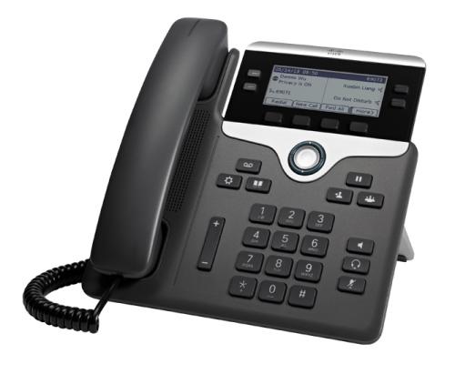 Teléfono  CISCO CP-7841-K9= - Escritorio, Negro/Plata, Si, Si, LCD