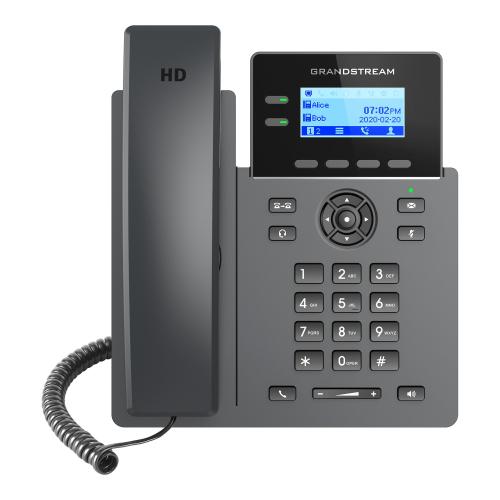 Teléfono IP de 2 líneas con 4 cuentas SIP - conferencia de 5 vías, Ethernet Sin Poe pero SI incluye su fuente de alimentación