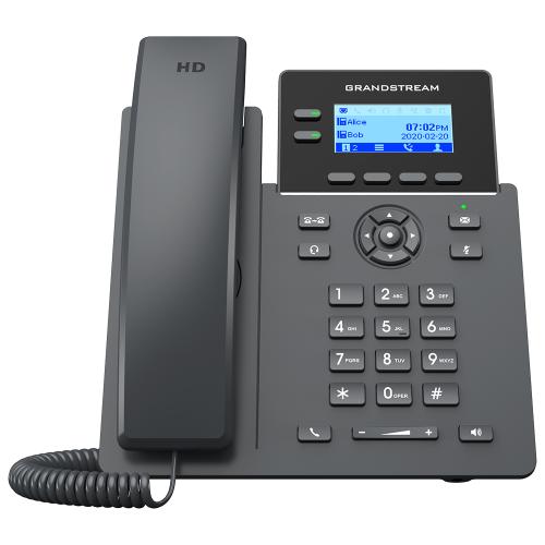Teléfono IP de 2 líneas con 4 cuentas SIP - conferencia de 5 vías, iFi, Ethernet con Poe pero NO incluye su fuente de alimentación