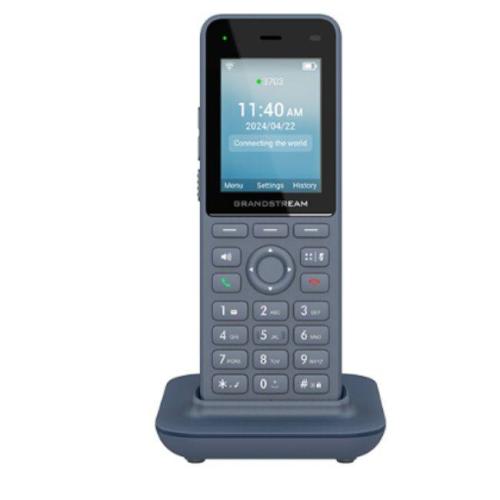 Teléfono IP inalámbrico Wi-Fi6 - Portátil, 3 cuentas SIP, 3 líneas, Voz HD, Bluetooth integrado, Puerto USB tipo C