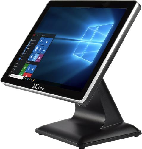 Terminal All-in-one Marca EC LINE Modelo (EC-VP-1100-256-WIN). Procesador Intel J6412 Quad Core - Memoria (RAM) 8 GB DDRIII. Disco duro 256 GB SSD.