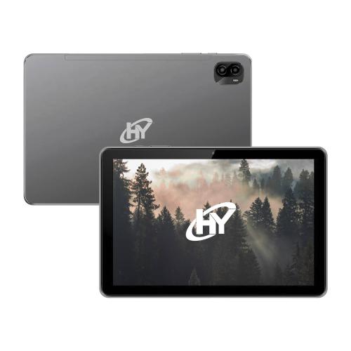 Tableta HYUNDAI Plus HT10WB4MSGNA02 10.1 pulgadas Android 16. 6GB/128GB.  Wi-Fi. Incluye Audífonos - Pluma Táctil. Gris Espacial