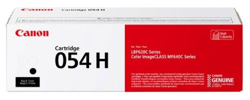 Toner  CANON 054H BK - Laser, 3100 páginas, Negro, imageCLASS LBP622Cdw, imageCLASS MF642Cdw