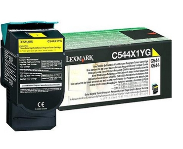 Tóner LEXMARK C544X1YG - 4000 páginas, Amarillo, Lexmark