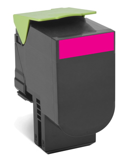Cartucho tóner LEXMARK - 1000 páginas, Magenta, Laser