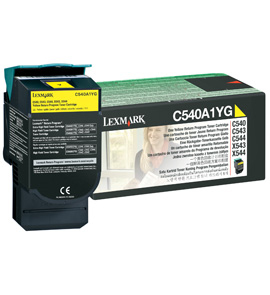 Cartucho tóner LEXMARK - 1000 páginas, Amarillo