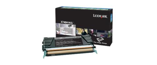Cartucho tóner LEXMARK - 12000 páginas, Negro, Laser, Negro