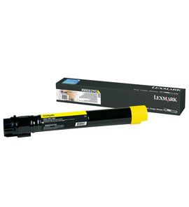 Cartucho tóner LEXMARK - 24000 páginas, Amarillo, Laser, Negro